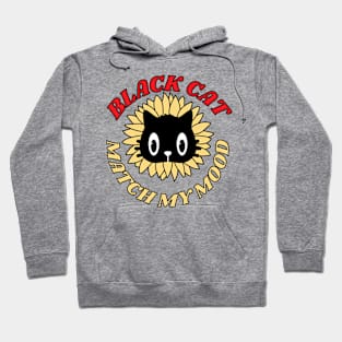 Black Cat Match My Mood Hoodie